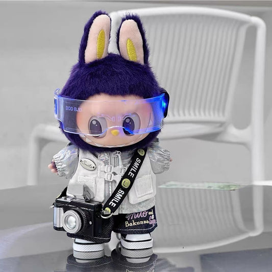 Doll Loot |Spot 17cm labubu waifu generation two generation three generations labubu doll doll sports suit dress up clothes