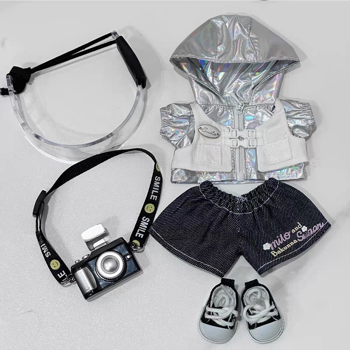 Doll Loot |Spot 17cm labubu waifu generation two generation three generations labubu doll doll sports suit dress up clothes